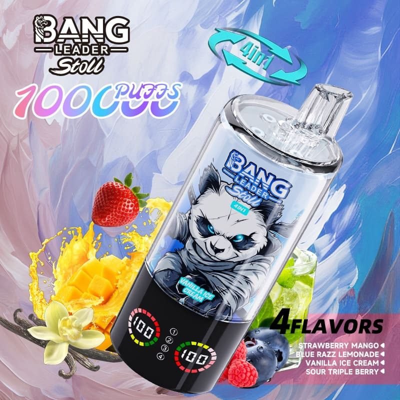 Bang Leader 100000 Puffs 4-in-1 Vape – Multi-Flavor System | 850mAh Power | Mesh Coil | Type-C Recharge | OEM/ODM - Image 8