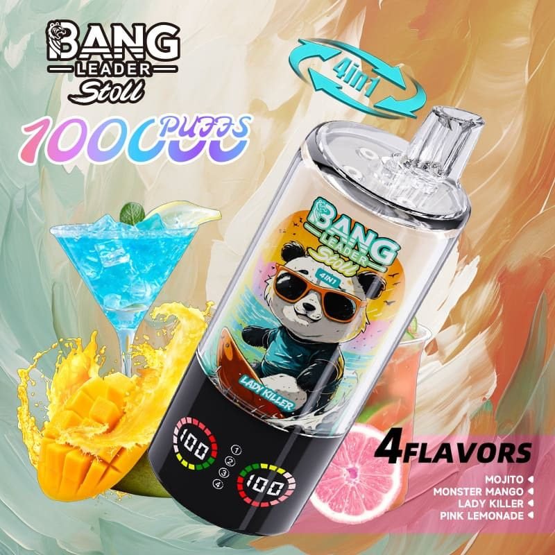 Bang Leader 100000 Puffs 4-in-1 Vape – Multi-Flavor System | 850mAh Power | Mesh Coil | Type-C Recharge | OEM/ODM - Image 7