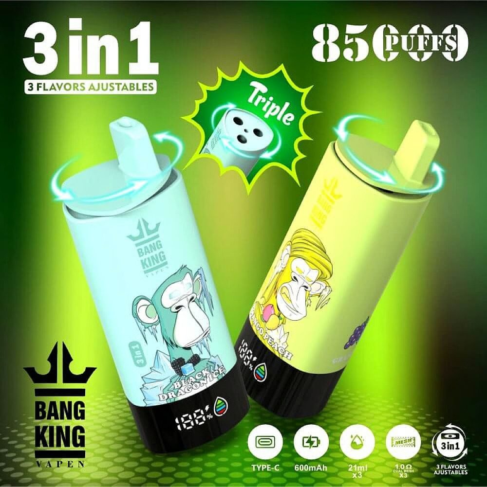 Bang King Triple 85000-85K 3-in-1 Einweg-Vape Bang King Triple 85000-85K 3-in-1 Einweg-Vape - Image 4