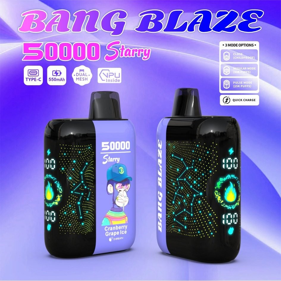 Lemaga Bang Starry 50000 Puffs Smart Screen Disposable Vape Wholesale